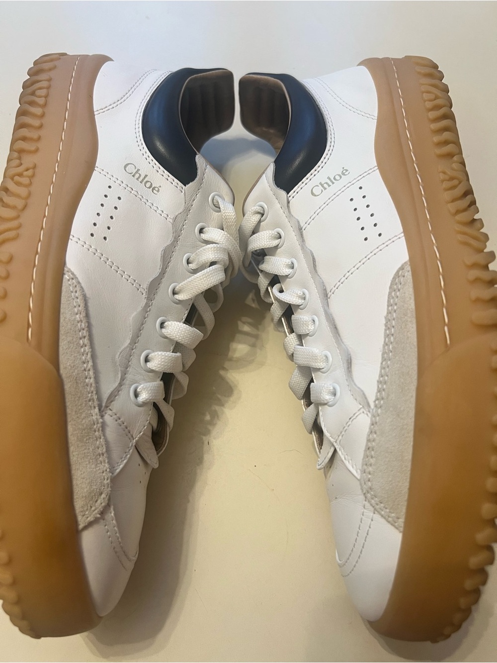 Chloé Franckie Low-Top Sneakers - Women's Size 40 - Picture 2 of 7
